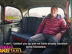 Watch Mia Julia & Kathy Anderson swap a hard cock for cash in a fake taxi ride