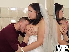 Sposa, Imbrogliare, Capellona, Hd, Naturale, Figa, Toilette, Nozze