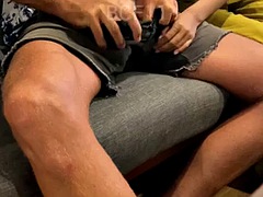 Amatör, Asiatisk, Stora tuttar, Avsugning, Par, Dubbelpenetrering, Indonesisk, Trekant
