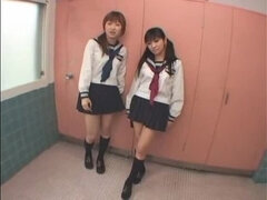 Horny Japanese girl Airi Nakashima, Ryouko Sena, Hina Otsuka in Exotic Threesomes, Handjobs JAV video