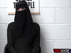 Muslim young thief delilah day exposed and exploited after stealing
