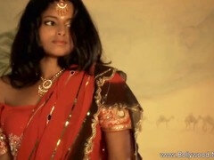 Seductive brunette from exotic Bollywood delights in nude MILF action