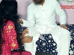 Hot Indian teen with big tits gets banged by her father-in-law in HD