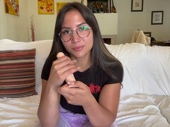 Series with fit glasses girl edging in JOI sessions
