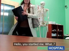 Mona Lee, the gorgeous Czech babe, takes a deepthroat and a creampie from fakehospital doctor