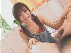 Incredible Japanese girl Ayumu Kase in Hottest Handjob, POV JAV clip