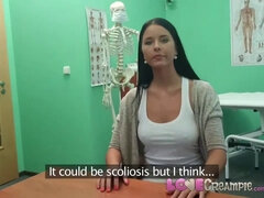 Doctor takes advantage of big boobs Czech woman in surgery