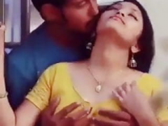 デカパイ, ビキニ, 茶髪の, インド人, キス, 授乳, コキ, ソフトコア