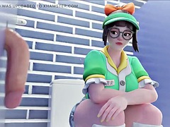 3d, Анальный секс, Большой член, Кончили внутрь, Сперма на лице, Групповуха, Большие дырки, Сиськи