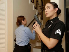 Blasen, Frau frau mann, Handjob, Rotschopf, Jungendliche (18+), Flotter dreier, Titten, Uniform