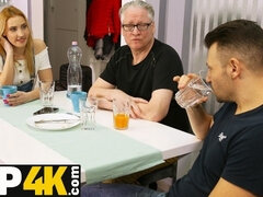 Blondin, Fångad, Pappa, Hd, Ungersk, Slick, Rakad, Tonåring