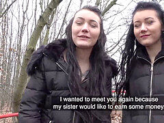Public Agent Real Twins stopped on the street