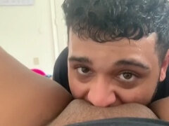Pussy eating orgasm, squirting in mouth, man eating pussy