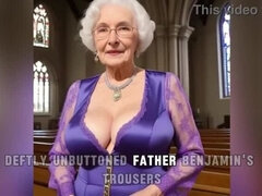 Mature Eleanor's Naughty Church Visit with a BBC Priest