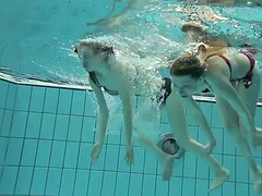 Nastya and Libuse super hot babes underwater