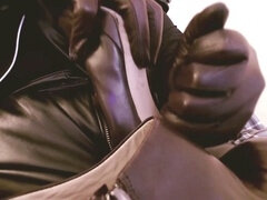 Step fantasy, leather gloves, kink