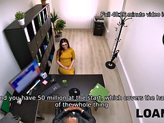 LOAN4K. Sexy babe is ready to do anything to make her dream come true