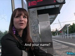 Brunette Waiting For Train Rides Stranger's Dick Instead 1