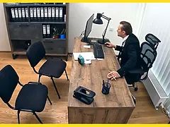 Grosse titten, Schwarz, Tschechisch, Hd, Büro, Schreiend, Verführt, Strümpfe