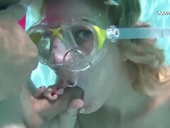 David and Samantha Cruz underwater hard-core romp