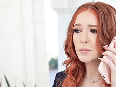 Firecrotch petite redhead Madi Collins needs a big dick fireman hose for her pussy fire