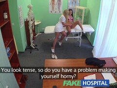 IWia, the blonde pornstar, takes on the doctors' cock and nurses' tongue in a hot POV role play