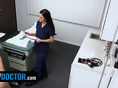 Bisexual, Médico, Hd, Coño, Adolescente, Trio, Tetas, Uniforme
