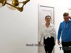 Brunette, Cougar, Hd, Moden, Barbert, Strømper, Lærer, Tenåring