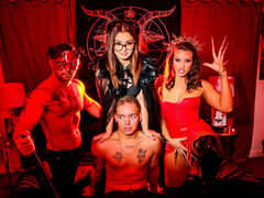 Bakfra, Firkant, Runke, Sexy undertøy, Maske, Orgie, Fest, Barbert