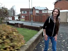 Skinny amateur peeing outdoorsp