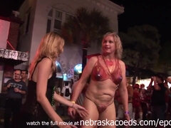 Key West Jamboree Called Desire Festival Swingers Bare Partying In The Streets