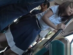 Japanese Teen Gets Groped And Fucked On The Public Bus