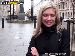 Russian teenager ass fucking Public Treesome for Money stiff