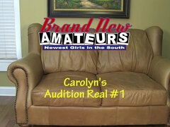 Brand New Amateur Porn - Carolyn's Auditon Real