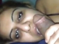 A Libyan gal sucking the penis well
