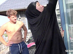 CZECH MUSLIM MAID LICKY LEX satiates HER manager