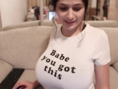 Tyttö, Isot tissit, Hullu, Eroottinen, Soolo, Lelut, Vibraattori, Nettikamerta