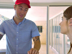 18 años, Amateur, Anal, Polla, Estilo perrito, Corridas faciales, Tetas naturales, Hilo dental