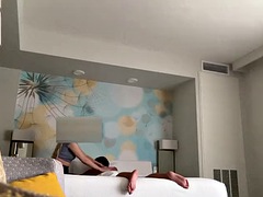 Azjatka, Niemowlę, Duży kutas, Blondynka, Obciąganie, Ekshibicjonizm, Hotel, Masaż