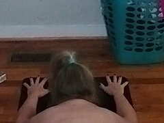 Amatööri, Amerikkalainen, Iso kaunis nainen, Isot tissit, Blondi, Mummo, Vanhempi, Soolo