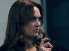 Brunette Siri Dahl gets unexpected sex in the office
