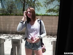 Blaire Ivory: Amateur Brunette Stars in Recognized Bus