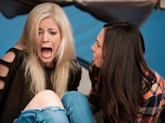 Traseiro, Loiroa, Beijar, Lésbica, Ao ar livre cartaz de rua outdoor, Xoxota, Descascar, Adolescente