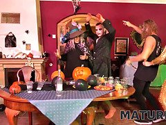 Cougar, Tjeckisk, Hd, Mogen, Party