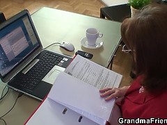 Stora tuttar, Avsugning, Tjeckisk, Morfar farfar, Granny, Mogen, Verklighet, Trekant