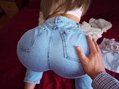 Amateur, Brunette brune, Fétiche des pieds, Fait maison, Jeans, Seins naturels, Tabou, String