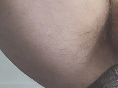 Huge Dildos Hairy Ass and Cumshot! (triple Bill) Triple Penetration