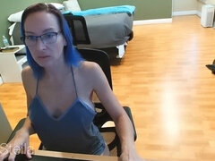 CAMMING E16: The Best Part of Waking Up is Busty MILF Stella in Your Bowl (Free Full-Length Porn)