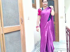 AUNT SATIN SILK SARIE