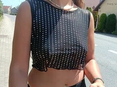 Grote mammen, Hd, Tepels, Pools, Openbaar, Kut duiken, Tieten likken, Bekijker